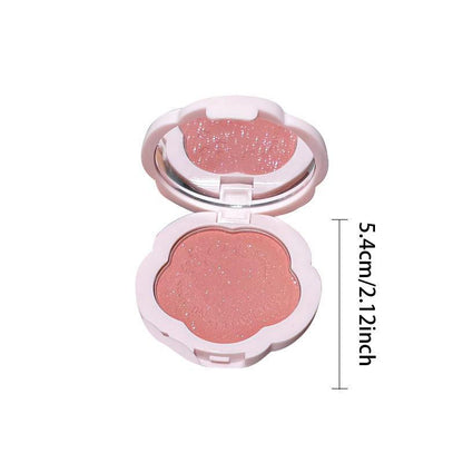 Long Lasting Blush, 1 Count Natural Look Blush for Daily Makeup, Lightweight Blush, Soft Color Shadow, Suitable for All Skins