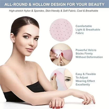 Face Lifting Bandage, Chin Slimming Belt, V Line Face Slimming Facial Skin Lifting & Firming, Chin Strap for Double Chin for Women, Face Lift Tape, Skincare Tools for Summer Gift, Face Trainer for Women