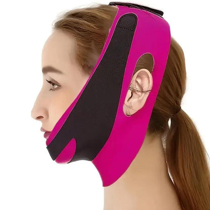 V-face Shaped Face Lifting Bandage, 1 Piece Double Chin Thin Face Mask, Face Slimming Belt, Face-lift Double Chin Skin Wrap Strap, Professional Skincare Tools for Women, Christmas Gift Xmas New Year Gift