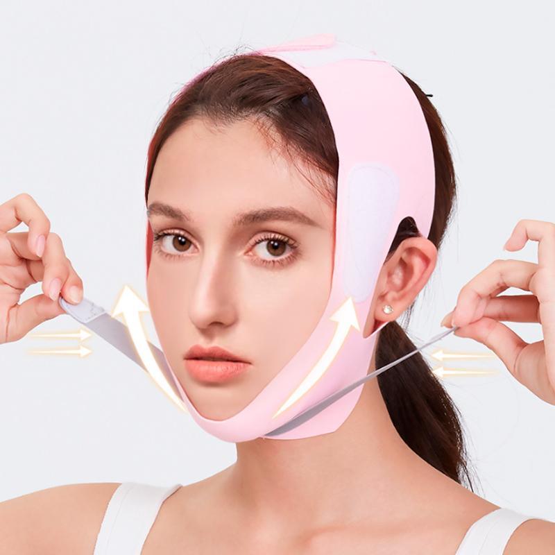 V-shaped Face Lifting Bandage, 2pcs Facial Skin Firming Straps, Facial Slimming & Massage Tools for Women