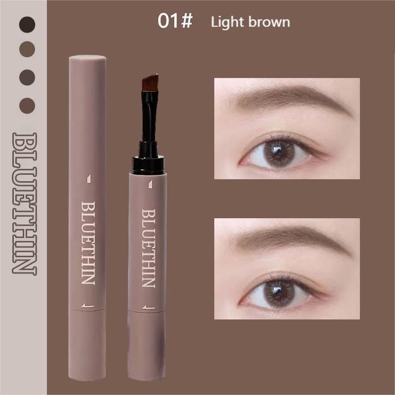 2 in 1 Eyebrow Cream With Brush, 1 Count Waterproof Anti Smudge Eyebrow Pencil, Eyebrow Cream With Brush, Waterproof Long Lasting Eyebrow Pencil, Eyebrow Makeup Tool For Daily Use