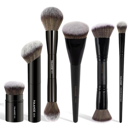 Makeup Brush Kit, 6 Counts/set Makeup Brushes for Blush, Loose Powder, Eyeshadow, Concealer, Back to School?Brushes with Soft Bristles & Comfortable Grip