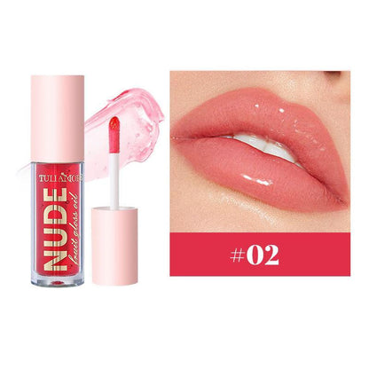 Long Lasting Moisturizing Lip Oil, Glossy Lip Glaze Stick for All Occasions Makeup