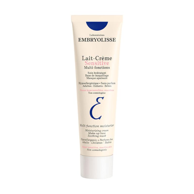 EMBRYOLISSE Lait Cr¨¨me Sensitive 3.38 fl.oz. (98% Ingredients of Natural Origin) Hydrating Face Cream & Makeup Primer - Daily Face Moisturizers for Sensitive Skin, Fragrance Free