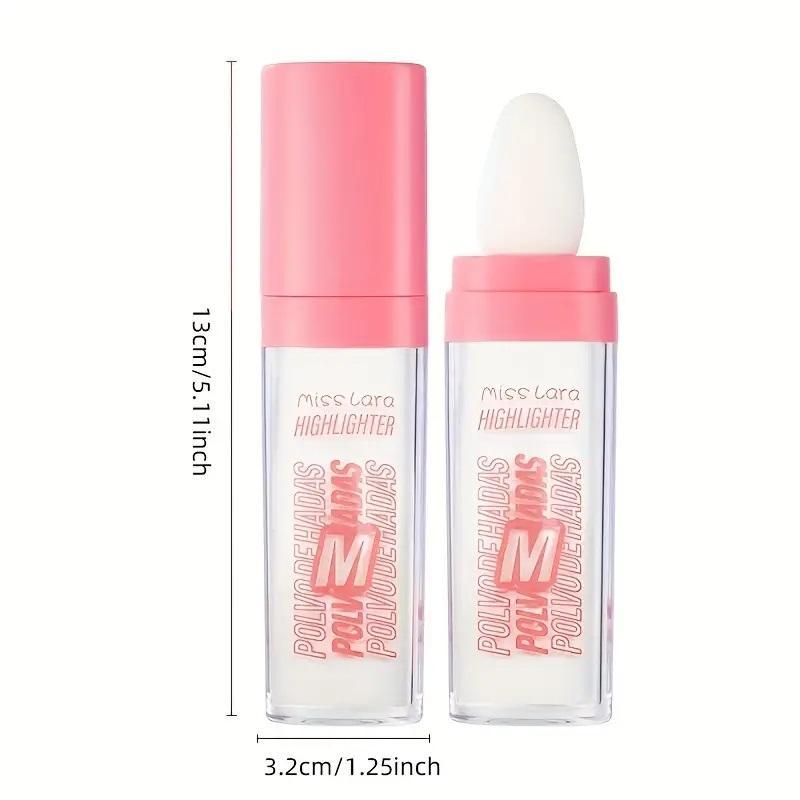 Glitter Highlighter Powder for Face & Body, Shimmering Pearly Face Highlighting?Stick, Natural High Gloss Make Up Stick for Girls & Women, Makeup Accessories