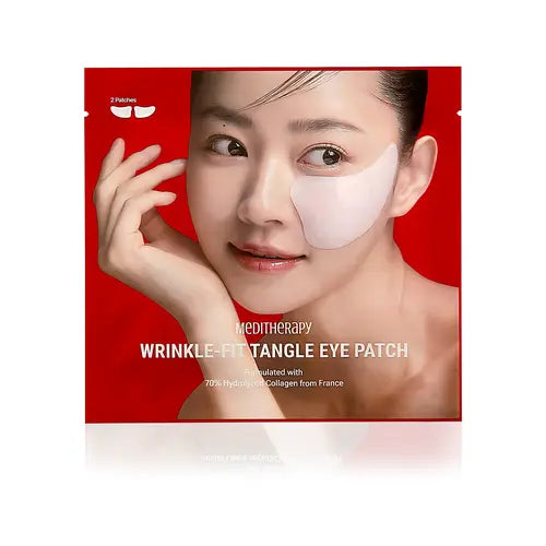 [Meditherapy Official Shop] Wrinkle-Fit Tangle Eye Patch (1 box 2ea*4) 70% Hydrolyzed Collagen from France special eye treatment