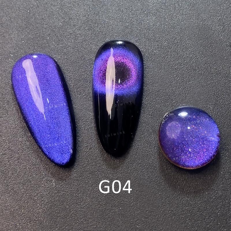 5pcs/lot Galaxy Color Shifting Cat Eye Gel Nail Polish Set Magnet Polish