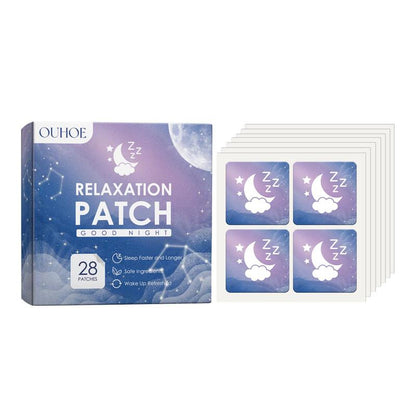 Relaxation Patch, 28pcs/set Good Night Sleep Aid Patch, Sleep Aid Sticker, Body Relaxation Stickers, Sleeping Products