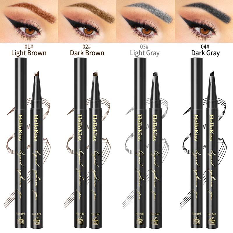 Liquid Eyebrow Pencil, 1 Count Waterproof Long Lasting Eyebrow Pencils, Multi-use Makeup Pen for Women