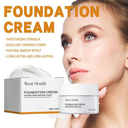 Moisturizing Concealer Foundation Cream, Natural Look Concealer Foundation, Long Lasting Makeup Cream, Concealer Foundation Cream