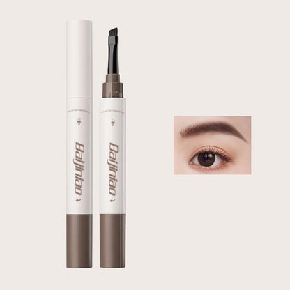 Double-ended Long-wearing Eyebrow Pencil, 1 Count Eyebrow Pen, Waterproof Long Lasting Eyebrow Pencil, Eyebrow Makeup Tool For Women