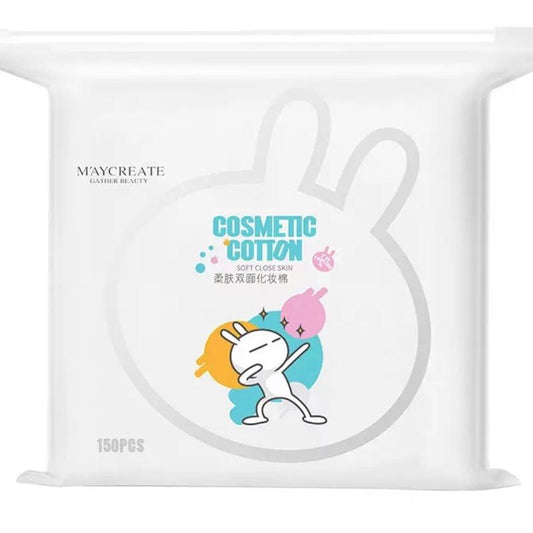 Makeup Removal Stretchable Cosmetic Cotton Pads, Ultra Thin and Soft, Skin Friendly, Portable Size, Suitable for Makeup Removal and Moisturizing Skincare Moisturize