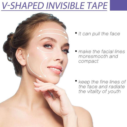 V-shaped Face Lifting Sticker, 40pcs/box V Face Shaping Sticker, Face Lifting Sticker for Women, Facial Skin Care Tool