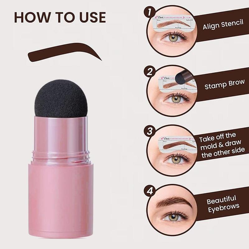 Sweatproof Long Lasting Eyebrow Stamp, 1 Count Waterproof Eyebrow Tinted Cream, Eyebrow Makeup Product for Women & Girls