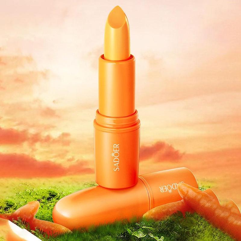 1 Piece Carrot Moisturizing Lip Balm, Lip Care Lipstick, Hydrating Lip Moisturizer, Lip Repair Treatment Products