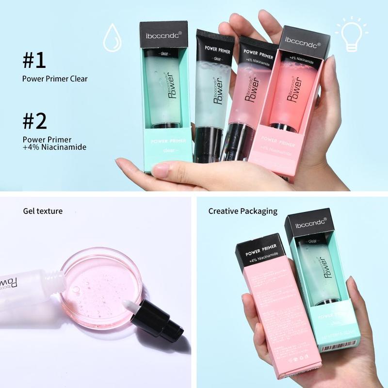 Hydrating Pore Minimizing Face Primer, Smooth Lightweight Clear Gel Makeup Primer for Covers Pores, Long Lasting Moisturizing Makeup Gel Primer, Women Cosmetic