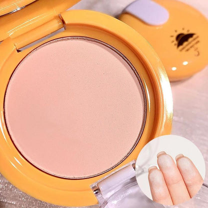 Long-lasting Oil Control Pressed Powder, Matte Makeup Setting Powder, Mattifying Makeup Powder To Smooths Skin and Covers Pores