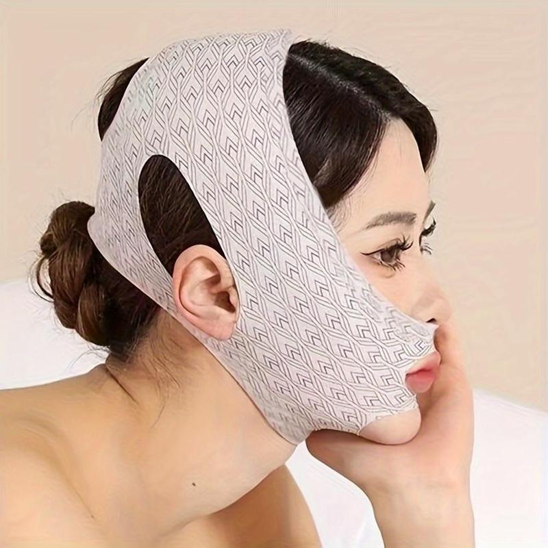 V-shaped Face Lifting Mask, Breathable Face Sleeping Bandage, Elastic Strap for Chin Cheek, Facial Skin Care Tool for Women