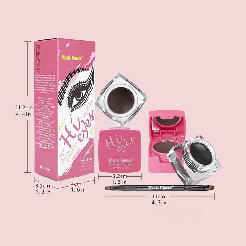 Eyebrow Makeup Gel with Eyebrow Brush (1 Piece), Waterproof Long Lasting Eyebrow Gel, Eyebrow Makeup Tool for Women