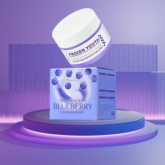 40g Natural Blueberry Extract Moisturizing Cream, 1 Box Long-lasting Moisturizing Face Cream, Hydrating Nourishing Skin Care Cream, Face Lotion for Women and Men All Skin Types