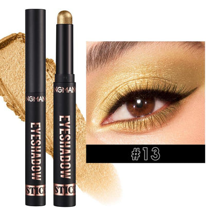 Long Lasting Eyeshadow Pen, 1 Count Waterproof Eyeshadow Stick, High Pigmented Highlighter Pen, Natural Eye Shadow Makeup Pen, Easy to Apply for Eye Makeup, Great for Professional & Beginners