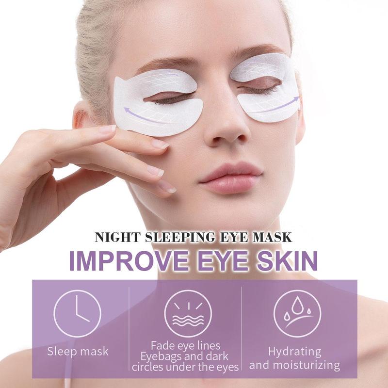 5 Pairs Night Sleeping Eye Mask, Collagen Eye Mask, Eye Treatment for Dark Circles & Puffiness