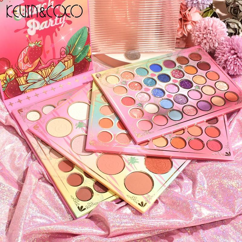 117 Colors Glitter Eyeshadow Palette, 1 Set Shimmering Eyeshadow Makeup Product, High Pigmented Glittering Blendable Eyeshadow Powder