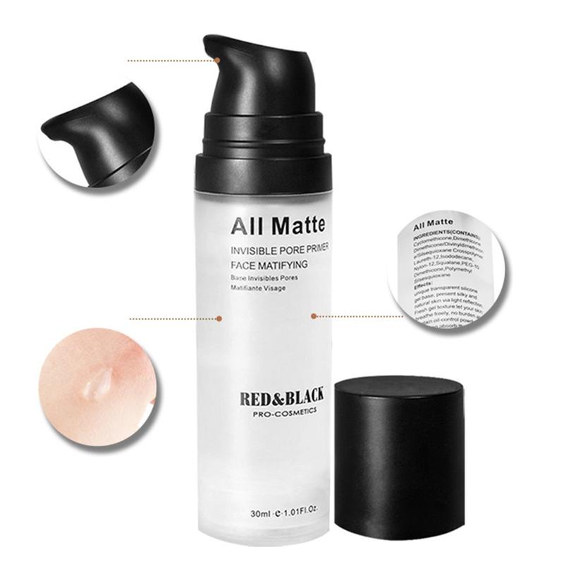 Face Primer For Oily Skin Smooth Matte Makeup Foundation Primer to Hide Wrinkles and Fine Lines Cruelty Free Cosmetics 1.01Fl Oz