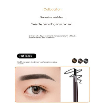 Eyebrow Pencil, 1 Count Long Lasting Eyebrow Pencil, Brow Styling Brush, Brow Shading & Filling Pencil, Eye Brow Makeup Brushes, Brow Brush Makeup Tool, Brow Styling Pen