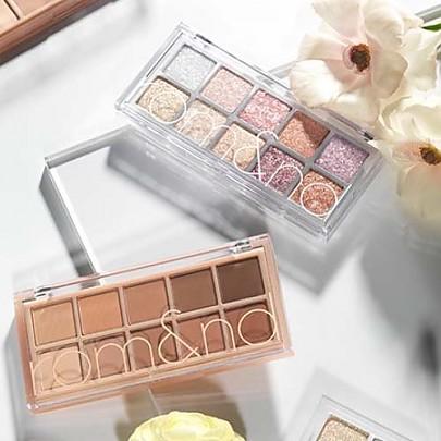 [rom&nd] Better Than Palette (6 Colors) : Eyeshadow/ Glitter/ Daily, Matt Quad Eyeshadow, Features a Buildable Non-Creasing Formula, Pigmented Shades, Long-Lasting Makeup, Romand, korean makeup, k beauty, eyeshadow palette