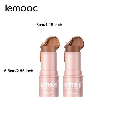 Long Lasting Makeup Contour Stick, Multi-functional Facial Contouring Stick for Cheek Nose Forehead Chin & Neck, Natural Look Bronzer for Daily Makeup, Cosmetic Beauty Products