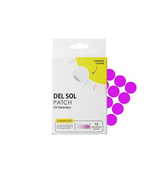 DEL SOL Spot My UV Sunscreen Patches, UV Detection, Sunburn Alert Stickers, Sunscreen Alert Stickers, 36 Count, All Skin Types, SPF 36, SPF 50, Facial Skincare Skin Repair Comfort