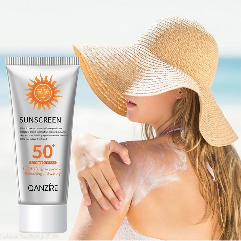 50g Waterproof Face Skin Care Cream, Sweatproof Sun Care Lotion for Face & Body, Hydrating Facial Moisturizer, Daily Skincare Product