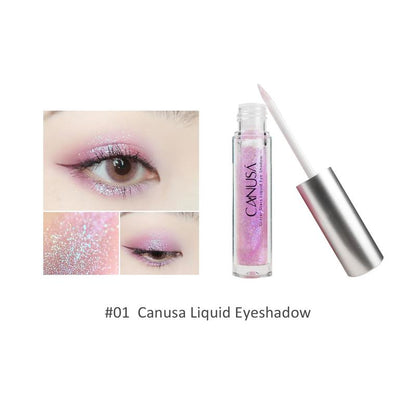 CANUSA Great Value Comfort Liquid Cosmetic Eyeshadow Set - 6 Shades, Offering a Variety of Colors