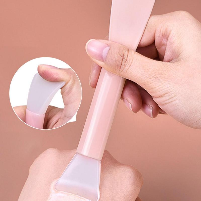 Random Color Soft Facial Cleansing Brush, Silicone DIY Face Mask Brush, Skincare Tool for Daily Use