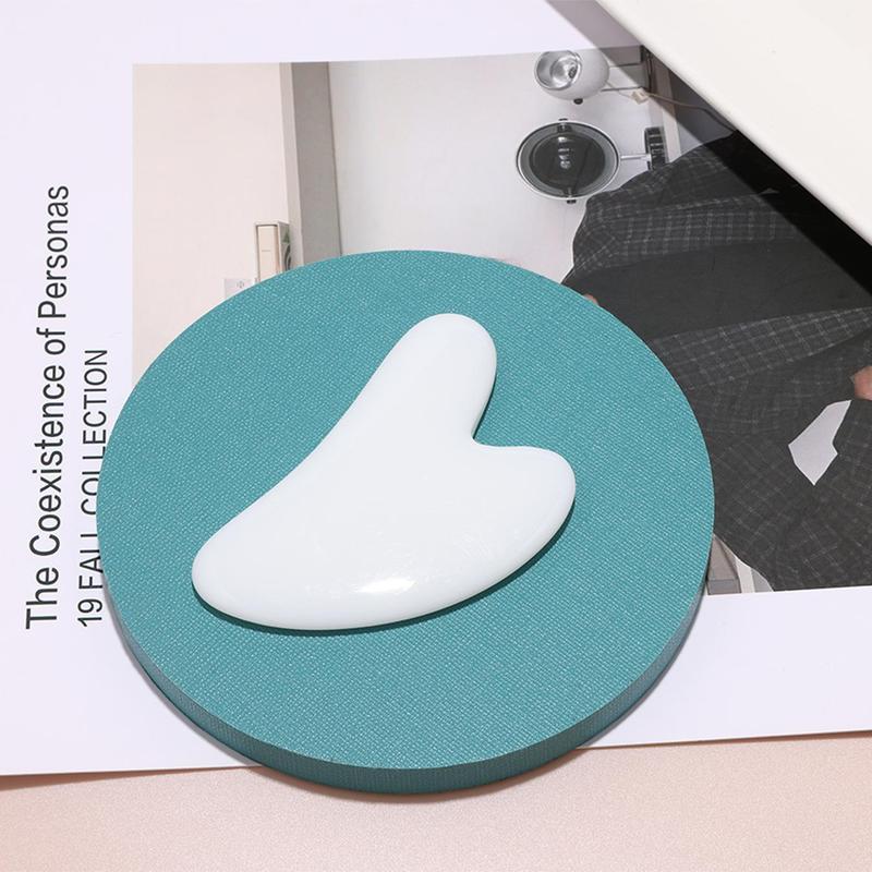 Heart Design Comfort Facial Gua Sha Scraping Board, 1 Count Facial Massage Tool, Face Gusha Tool for Skin Care Therapy, Skin Massaging Tool