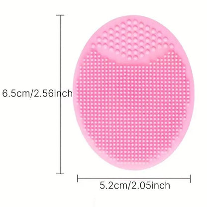 Manual Silicone Face Massage Brush, 2pcs Mixed Color Face Scrubber Massage Brush, Facial Skin Care Tool, Skincare Product for Women