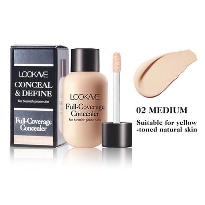 Long-lasting Concealer Foundation Cream, 3 Counts/set Full Coverage Concealer, Makeup Product for Women & Girls, Summer Gifts