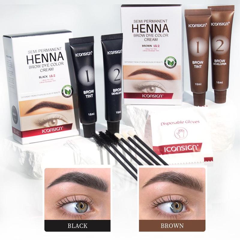 Comfort Long Lasting Eyebrow Makeup Dyeing Kit, Natural Cosmetic Eyebrow Dyeing Kit, Eyebrow Dyeing Kit, Natural Eyebrow Dyeing Kit, Summer Makeup Kit