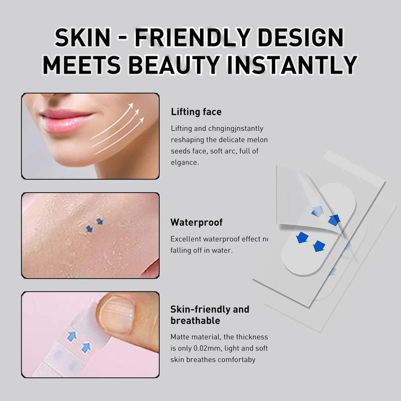 40pcs/box V-shaped Face Lifting Patch, Skin Tightening & Lifting Facial Stickers, Professional Skincare Tools for Women