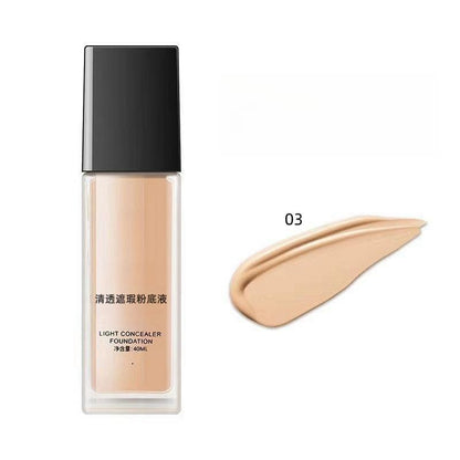 Long-lasting Concealer Foundation, Lightweight Concealer Foundation, Moisturizing Foundation Cream, Full Coverage Flawless Makeup Cream, Makeup Product for Women & Girls