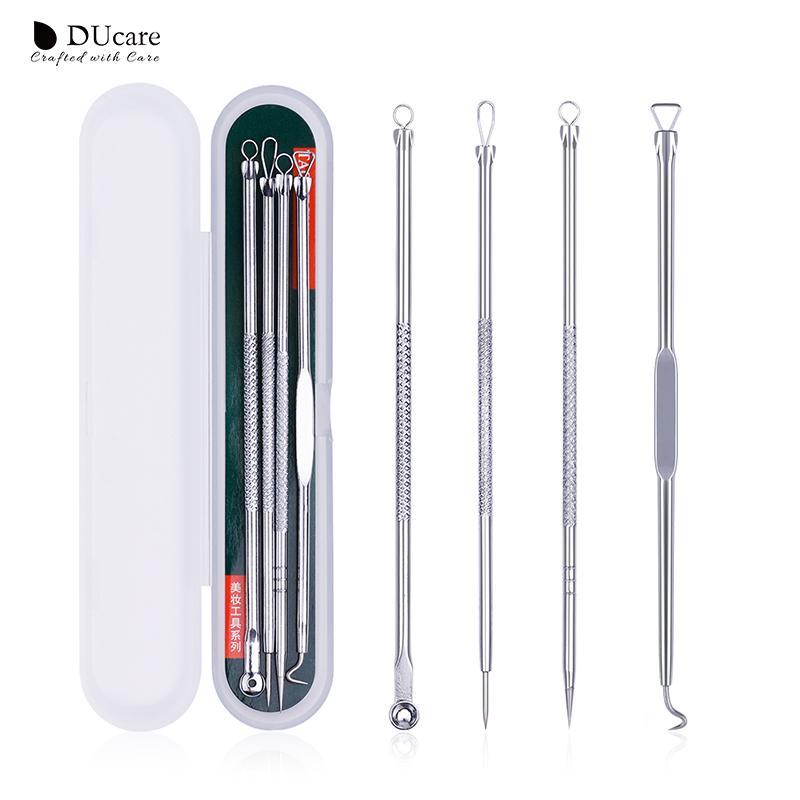 Blackhead Remover Tool Kit, 4pcs/set Facial Acne Care Tools, Skincare Tools for Women