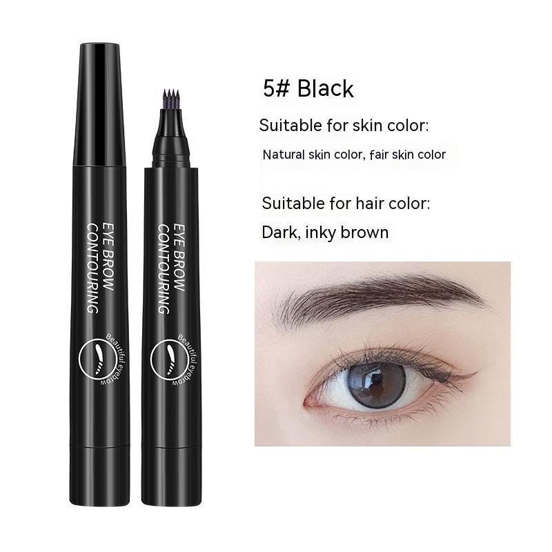 Waterproof Eyebrow Pencils, 5pcs/set Long Lasting Eyebrow Pencils, Brow Brush Makeup Tools