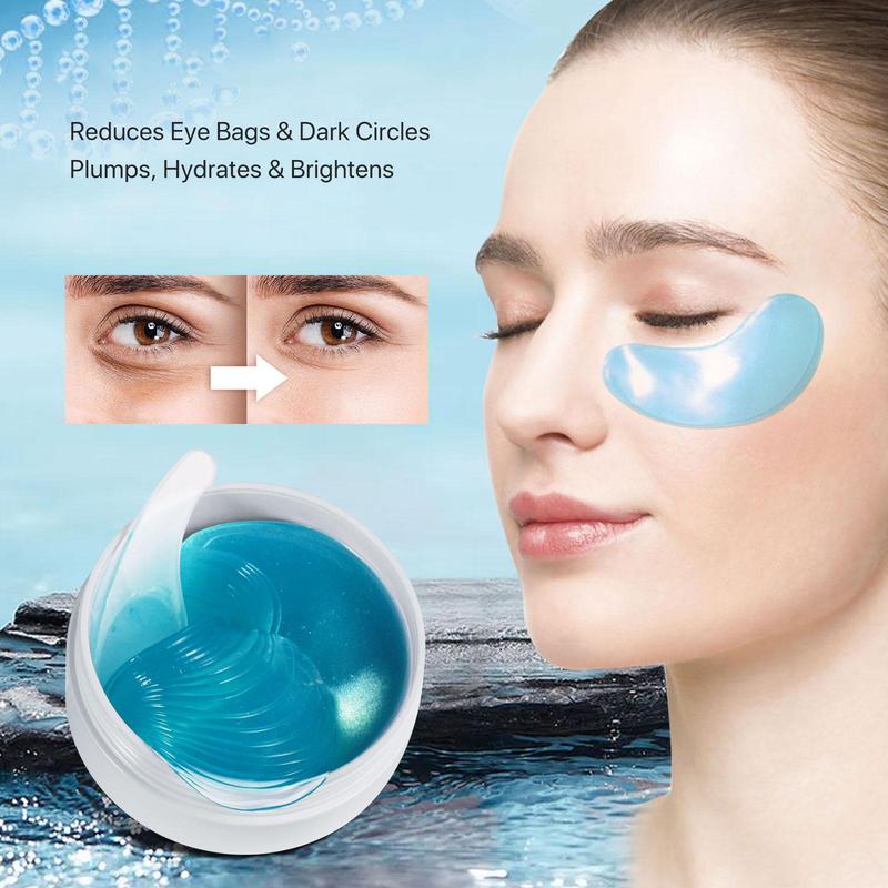 Hydrogel Eye Mask, 60pcs/box Under Eye Mask, Eye Care Product for Men & Women, Mask for Reducing The Look Of Dark Circles, Puffiness