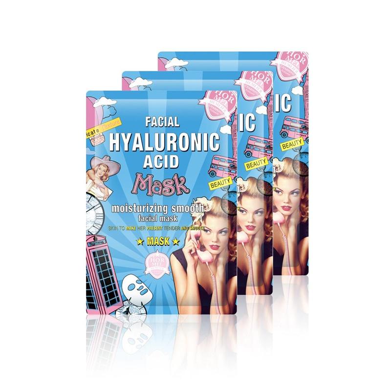 3pcs Moisturizing Nourishing Facial Mask, Hyaluronic Acid Face Mask, Pore Invisible Mask, Skin Care Product For Women