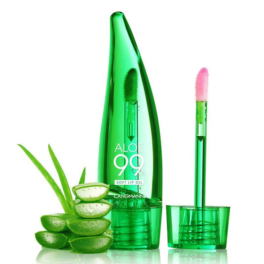 Aloe Vera Lip Oil, Long Lasting Moisturizing Lip Gloss, Natural Color Changing Lip Oil, Hydrating Lip Balm, Plumping Lip Oil Lip Stick, Lip Care Product