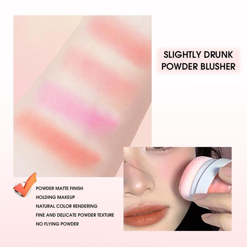 Long Lasting Blush (4pcs/set), Natural Look Blush for Daily Makeup, Lightweight Blush, Soft Color Shadow, Suitable for All Skins, Easy To Apply, Blend To Create Your Own Natural and Vibrant Makeup