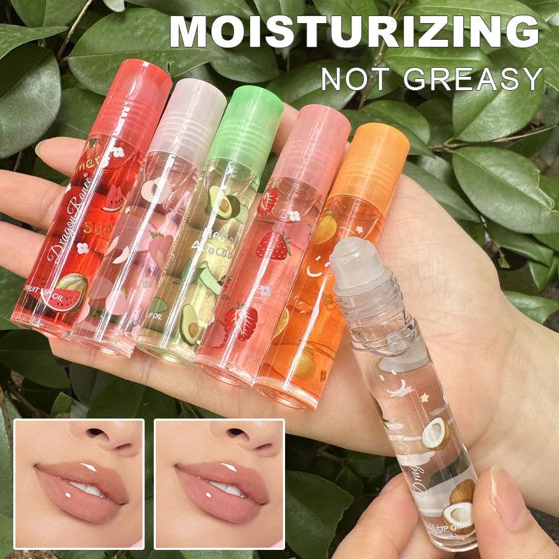 6pcs/set Fruit flavors Lip Oil, Moisturizing Lip Balm, Hydrating Lip Care Product Lip Gloss Skincare Comfort Moisturize Moisture Moisturizer Hydrate