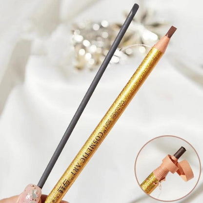 Cosmetic Supplies,?5pcs Waterproof Long Lasting Eyebrow Pencil, Brow Styling Brush, Brow Shading & Filling Pencil, Brow Brush Makeup Tool, Eye Brow Makeup Product