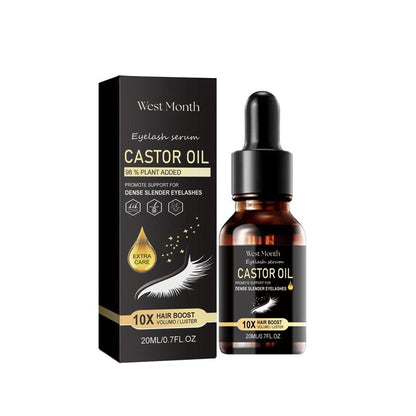 20ml Castor Oil Eyelash Serum, Natural Eyelash Extensions Serum, Eye Lash Care Product, Professional Eye Lash Care Product for Women and Girls